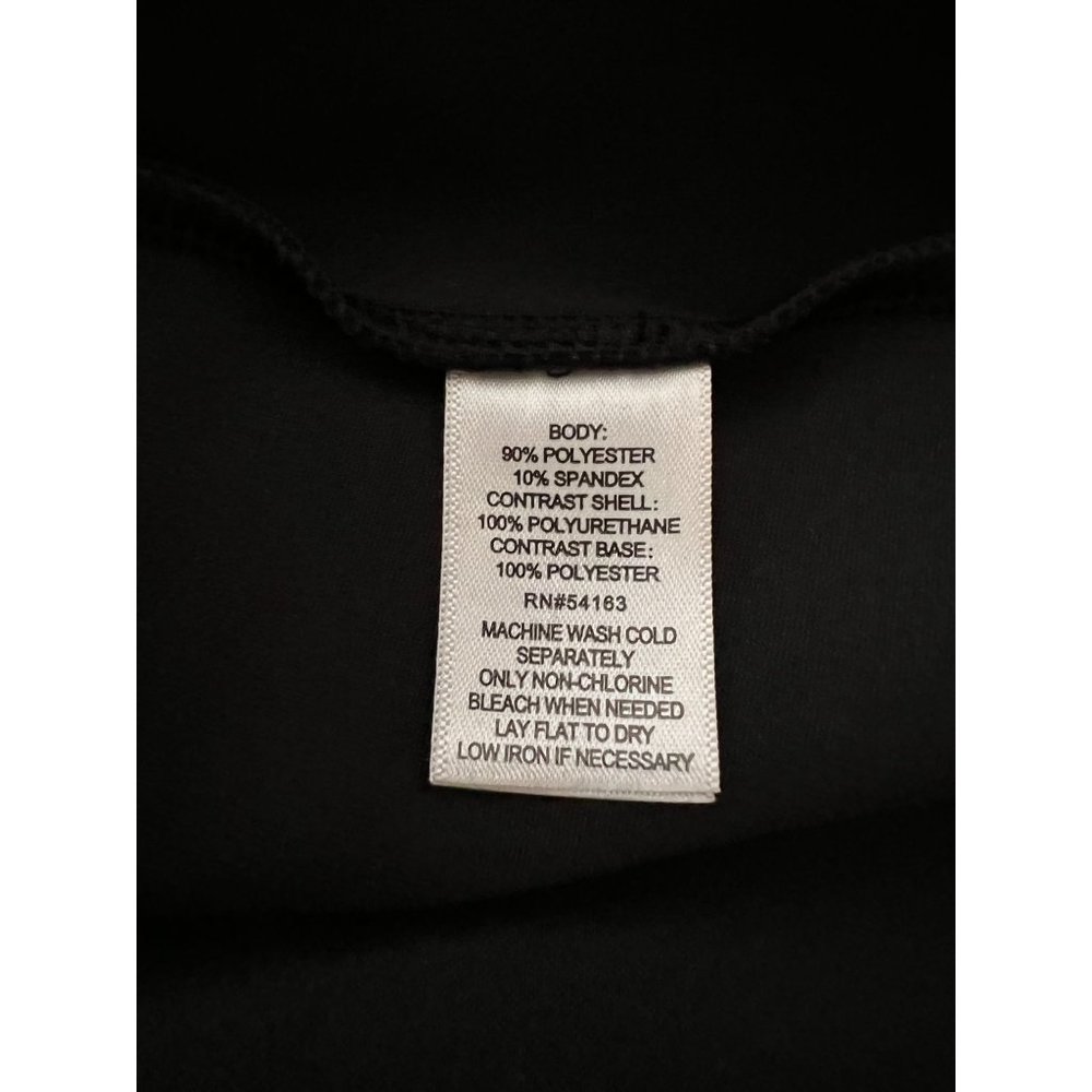 Andrew Marc NWT Sz XL Black  Faux Leather/Suede A-Line Pull On Skirt - Picture 7 of 9